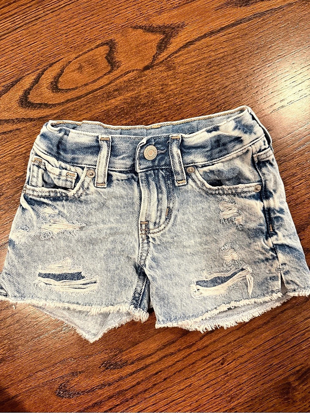 GAP Kids Low Stride Shorts Girls Size 5 Blue Denim Shorts